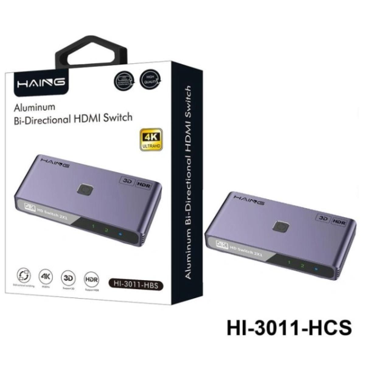 Haing HI-3011-HBS HDMI Bidirectional Switch and splitter Haing HI-3011-HBS HDMI Bidirectional Switch and splitter